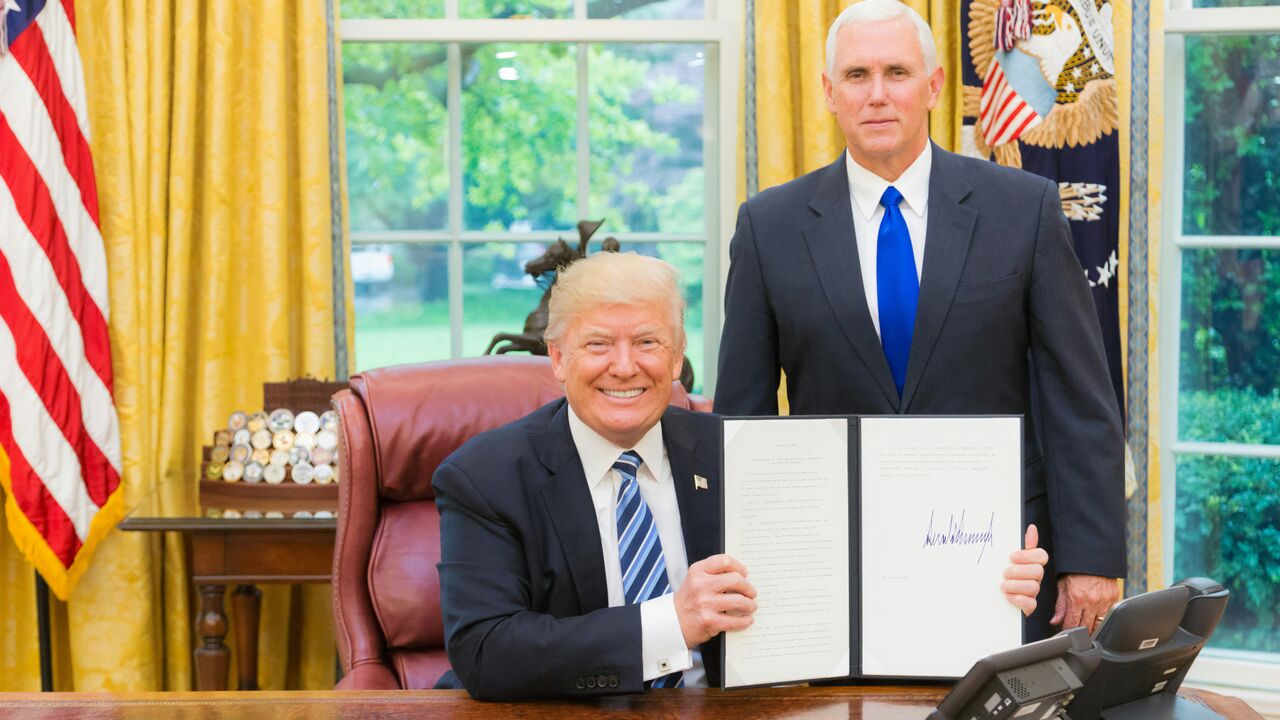 Illustratie voor: Trump nieuwe president? Hij zet crypto in